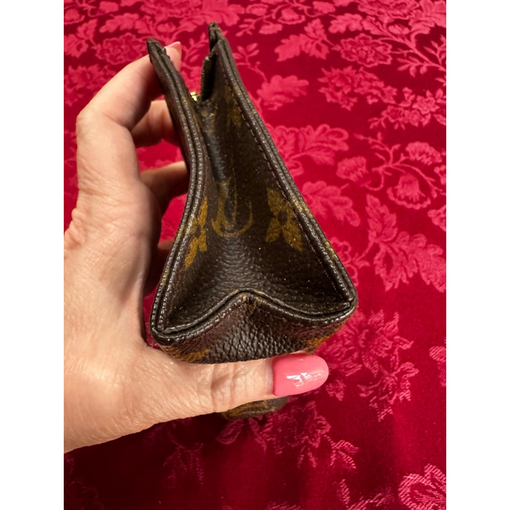 Louis Vuitton Brown Monogram Small Zip Pouch - Picture 9 of 10